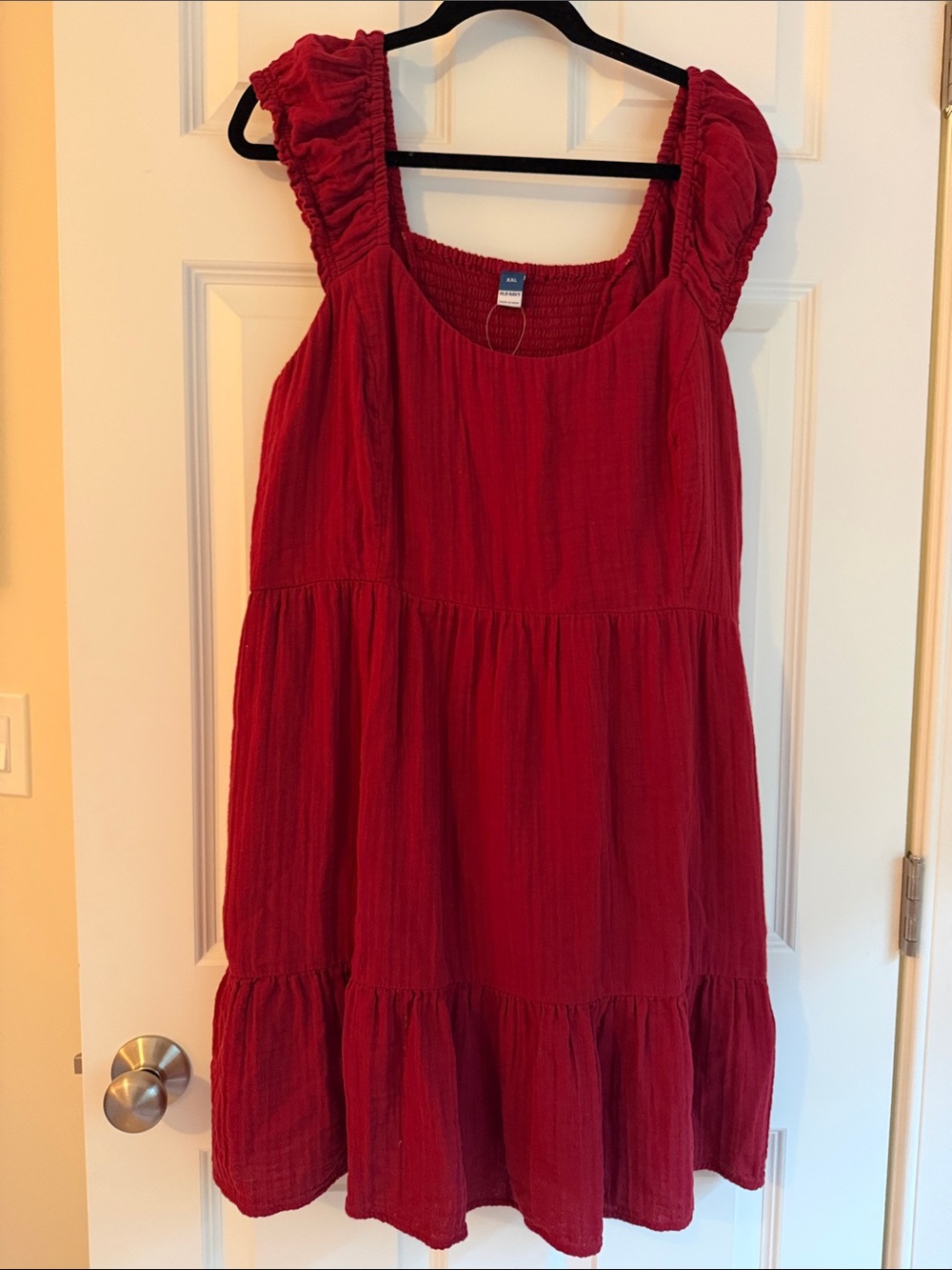 Old Navy Womens’ Ruffle-Shoulder Tiered Dress (XXL)